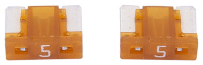 Dresselhaus flachstecksicherung mini mini-fuse 5a 2 pcs. low profile light brown