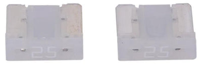 Dresselhaus mini-fuse 25a 2 pezzi. Bianco a basso profilo