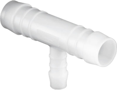 Connettori di tubo flessibile in plastica di Dresselhaus T-rosso. D = 3-4-3mm
