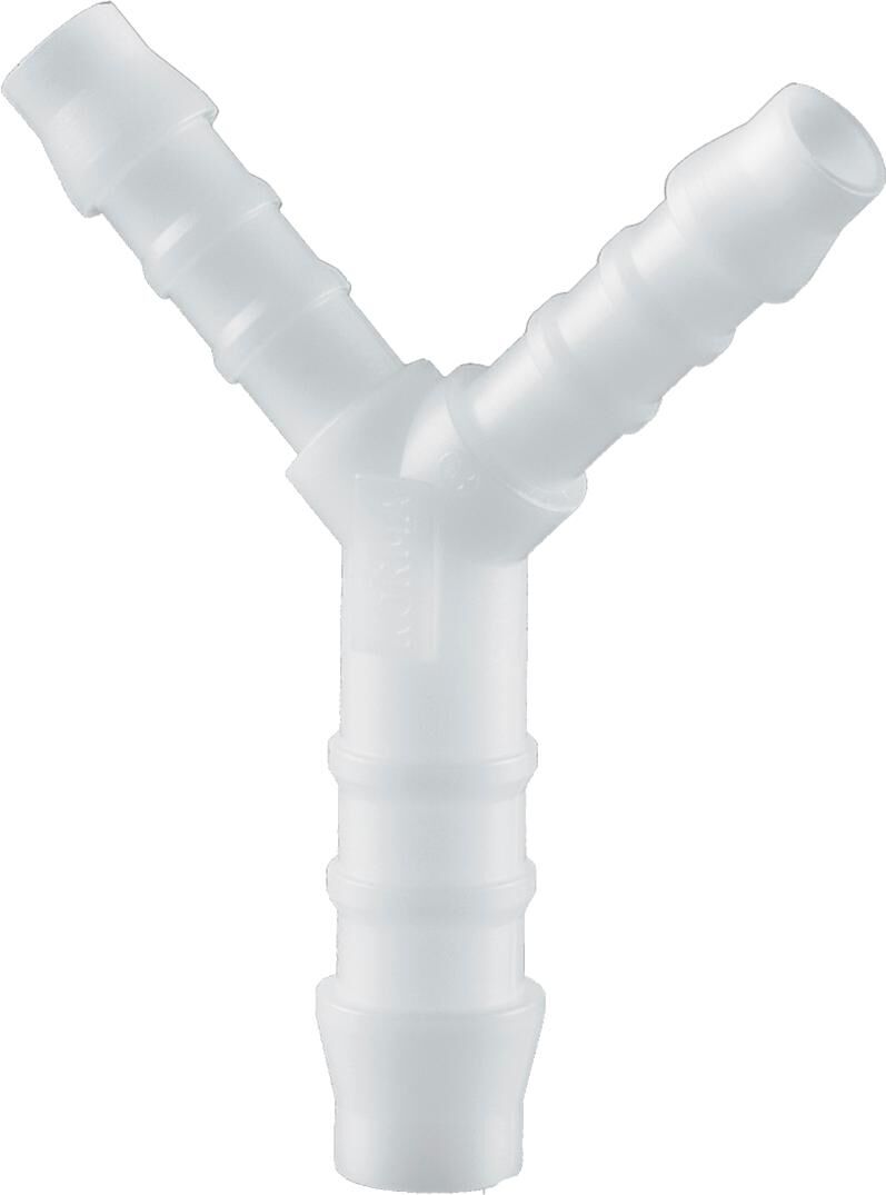 Dresselhaus slangkoppeling plastic hose connectors y-red. d=4-6-4mm