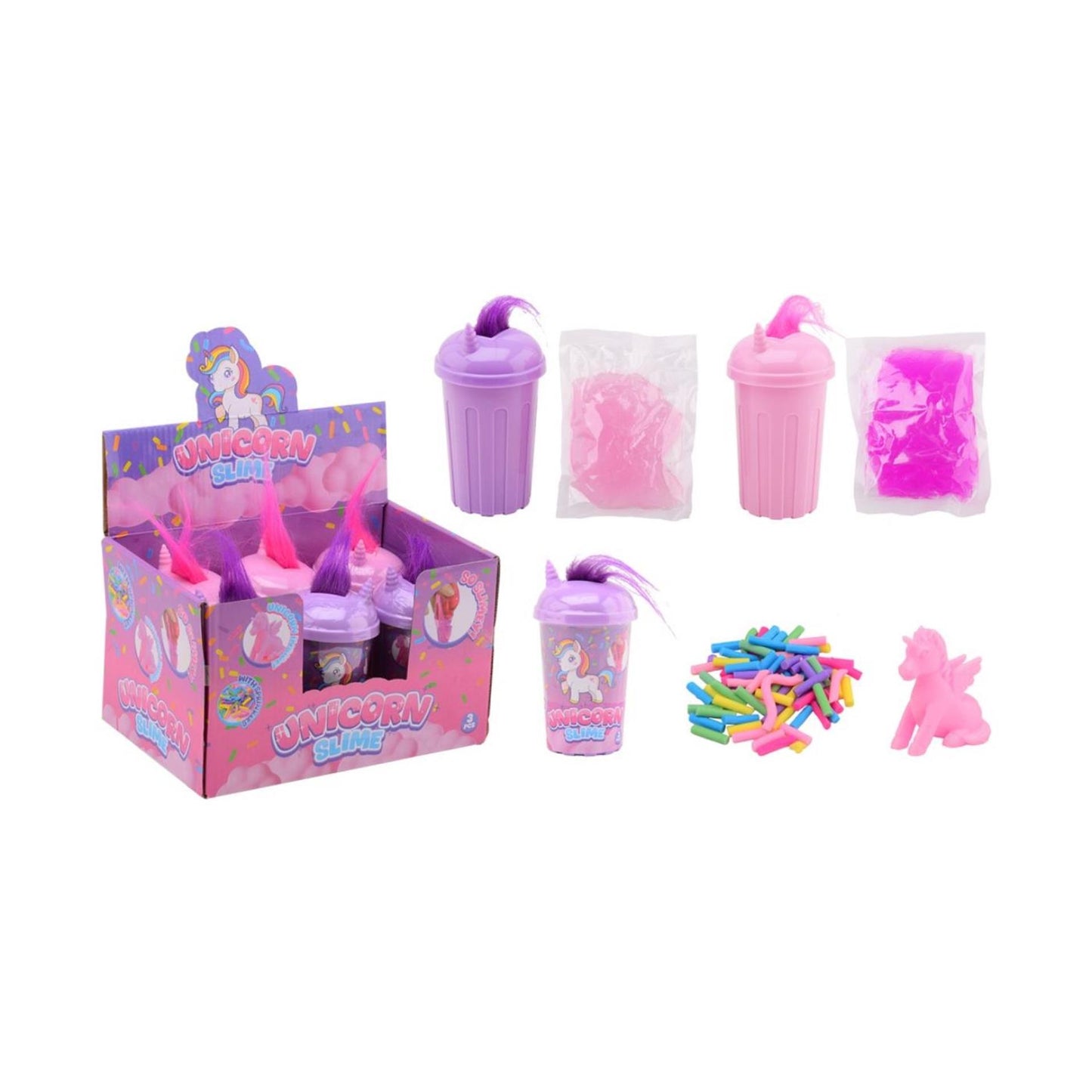 Juego de limo de unicornio Johntoy