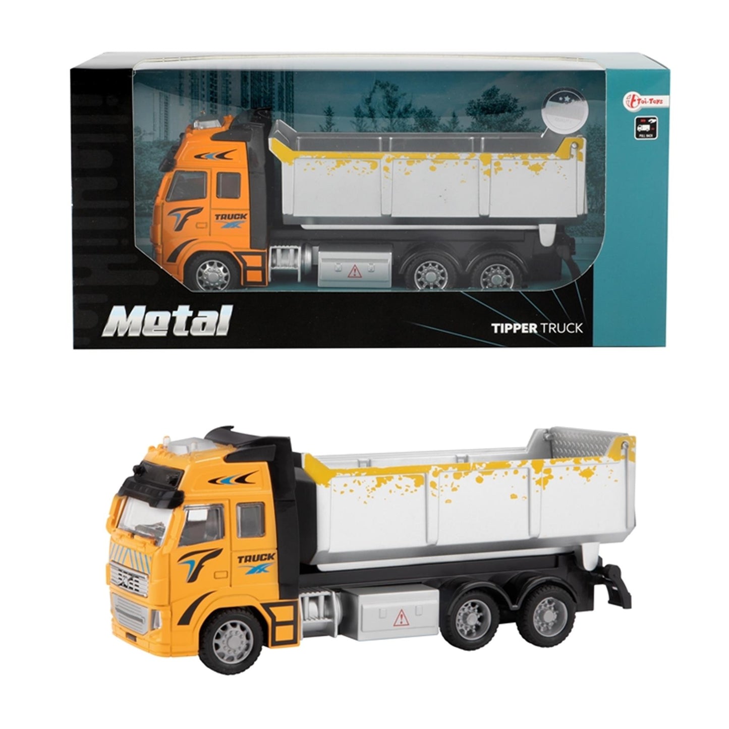 Camion per punta di back-back in metallo 1:38