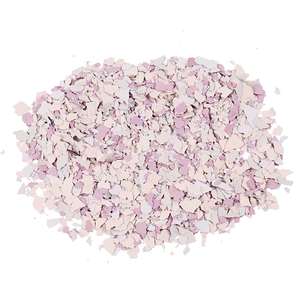 Escamas de terrazo, violeta, 90 gr 1 caja