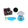 Johntoy ufo slime con luce e bagliore nell'alieno scuro