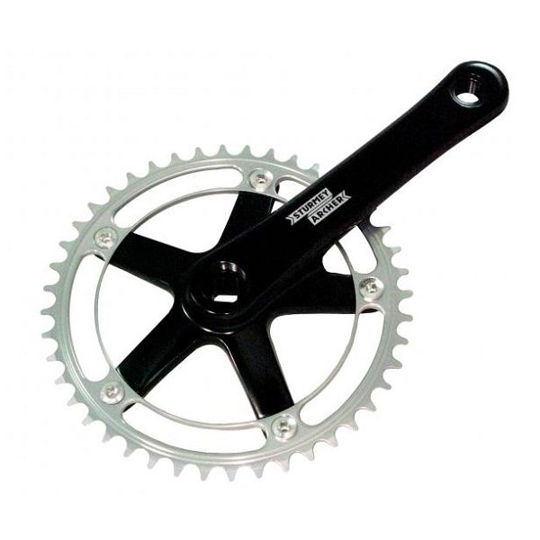 Sturmeyarcher Crankkel 44t Sturmey Archer Fct64 con braccio a manovella da 170 mm Silver