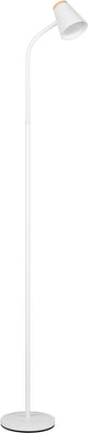 Rl live your light reality pongo - vloerlamp - wit - incl. 1x smd 4,5 w - flexibel - led-printplaat met hoog voltage - niet dimbaar