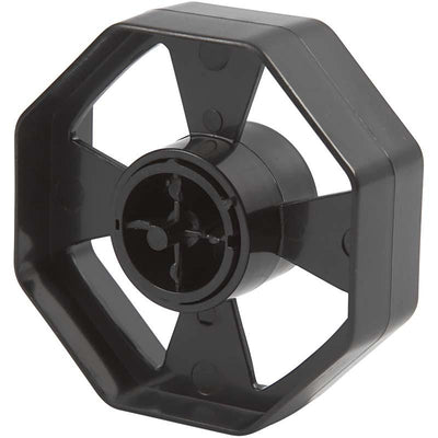 Creativ company rueda portacinta adhesiva, d 7,5 cm, ancho: 25 mm, negro, 1 pieza