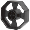 Creativ company rueda portacinta adhesiva, d 7,5 cm, ancho: 25 mm, negro, 1 pieza