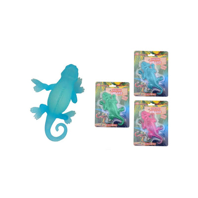 Johntoy lagarto de crecimiento lento en tarjeta