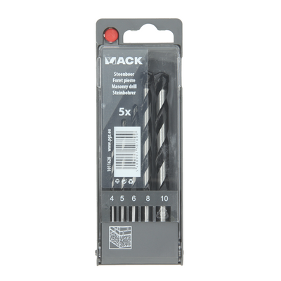 Mack 1011628 - set di punte per muratura 5 pezzi 4-10mm | 5 pezzi