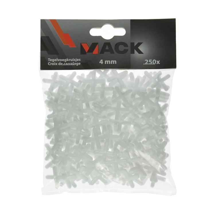 Mack 1004610 - Separadores de juntas de azulejos 4mm 250uds | 10 piezas