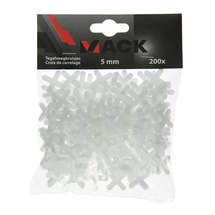 Mack 1004611 - espaciadores juntas azulejos 5mm 200uds | 10 piezas