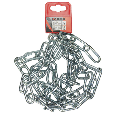 Mack 1005001 - ketting schakel lang din5685-1ø 5mm l 35mm 2m wwl 125 kg | 5 stuks