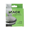 Mack 1005318 - tope de puerta pesado aspecto acero inoxidable 1,3 kg ø 95 mm 1 ud ud | 6 piezas