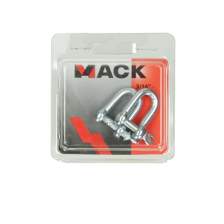 Mack 1006830 - 2 chaflanes galvanizado recto bl 3 16 pulgadas - 5mm | 5 piezas