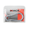 Mack 1006850 - 1 mosquetón + muelle galvanizado bl 100x10mm | 5 piezas