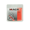 Mack 1006852 - 2 ganchos en S abiertos galvanizados bl 4.0x35mm | 5 piezas