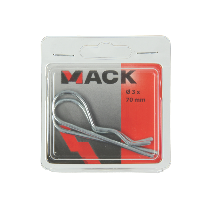 Mack 1006858 - 2 circlips simples galvanizados 3mm bl | 5 piezas