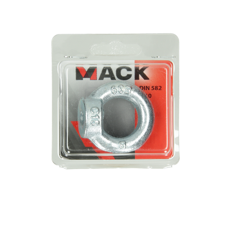 Mack 1006885 - 1 anilla galvanizada din 582 m10 bl | 5 piezas