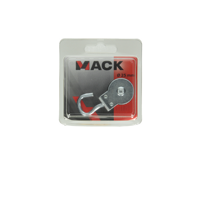 Mack 1006906 - 1 puleggia + gancio 25mm | 5 pezzi