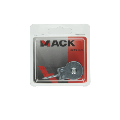 Mack 1006907 - 1 puleggia ruota nylon + vite 25mm bl | 5 pezzi