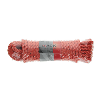 Mack 1006919 - filo pp arancione ritorto 8mm 10m | 5 pezzi