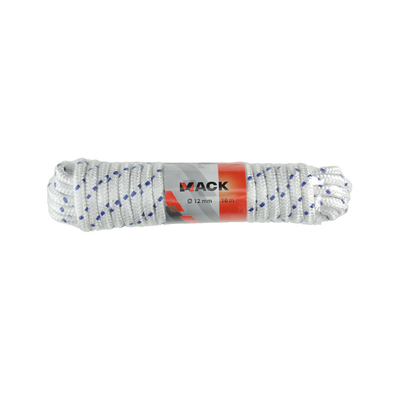 Mack 1006926 - filo pp intrecciato bianco blu 12mm 10m | 5 pezzi
