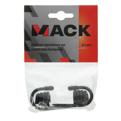 Mack 1006927 - 2 ganci per corda elastica 6mm | 5 pezzi