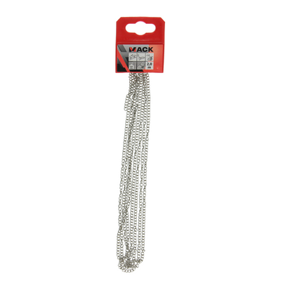 Mack 1006936 - catena gourmette nichelata ø 0.7mm l 3mm 2m | 5 pezzi