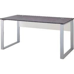 Escritorio de oficina en casa germania-werk 4150-261 blanco gris oscuro