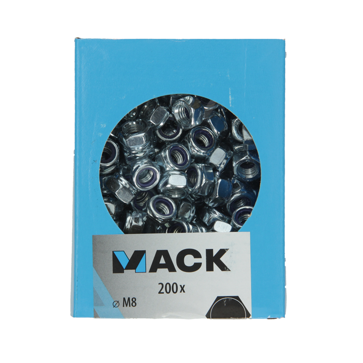 Mack 1007106 - tuercas de seguridad 200 piezas m8 | 5 piezas