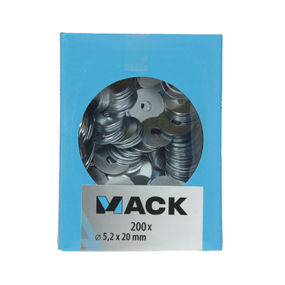 Mack 1007119 - body rings 200 pcs 5.2 x 20 mm | 5 pieces