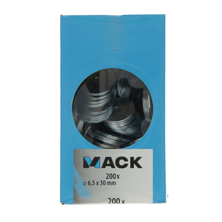 Mack 1007121 - anillos de carrocería 200 piezas 6,5 x 30 mm | 3 piezas