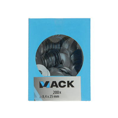 Mack 1007122 - body rings 200 pcs 8.4 x 25 mm | 5 pieces