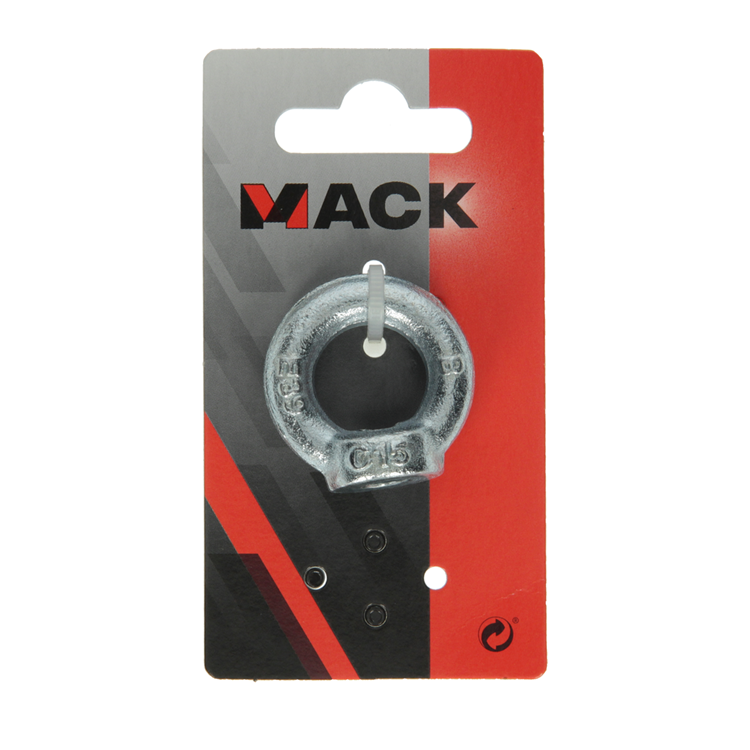 Mack 1008484 - 1 abrazadera DIN 582 m8 galvanizada | 10 piezas