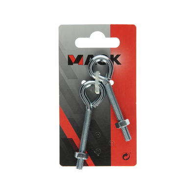 Mack 1008547 - 2 golfari + dado m6 x 50mm zincati | 10 pezzi