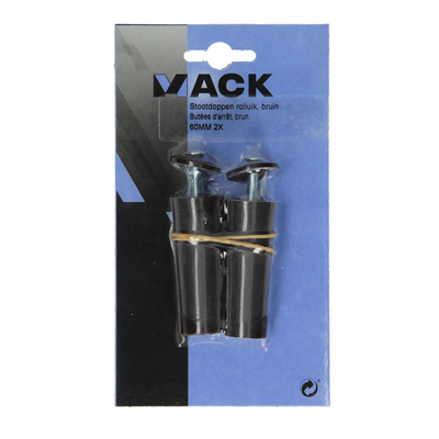 Mack 1010113 - 2 tappi antiurto marroni 60mm | 10 pezzi