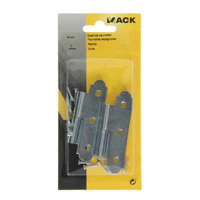 Mack 1013258 - 2 Spanish hinges right galvanized h 80 x w 45mm | 5 pieces