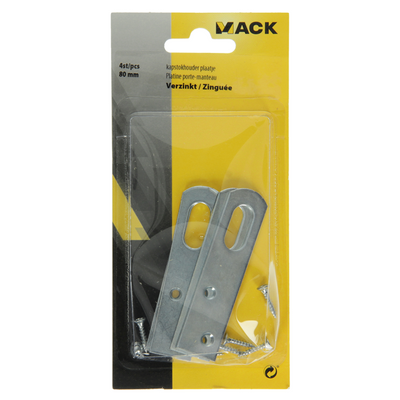 Mack 1013285 - 4 rack eyes galvanized 80 mm | 5 pieces