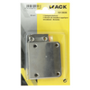 Mack 1013606 - 1 cerradura para mueble de superficie niquelada 35mm | 5 piezas