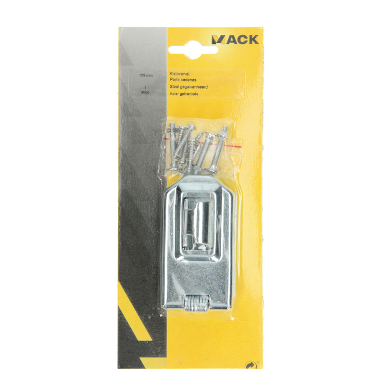 Mack 1014123 - 1 caja robo acero galvanizado 155 mm | 5 piezas