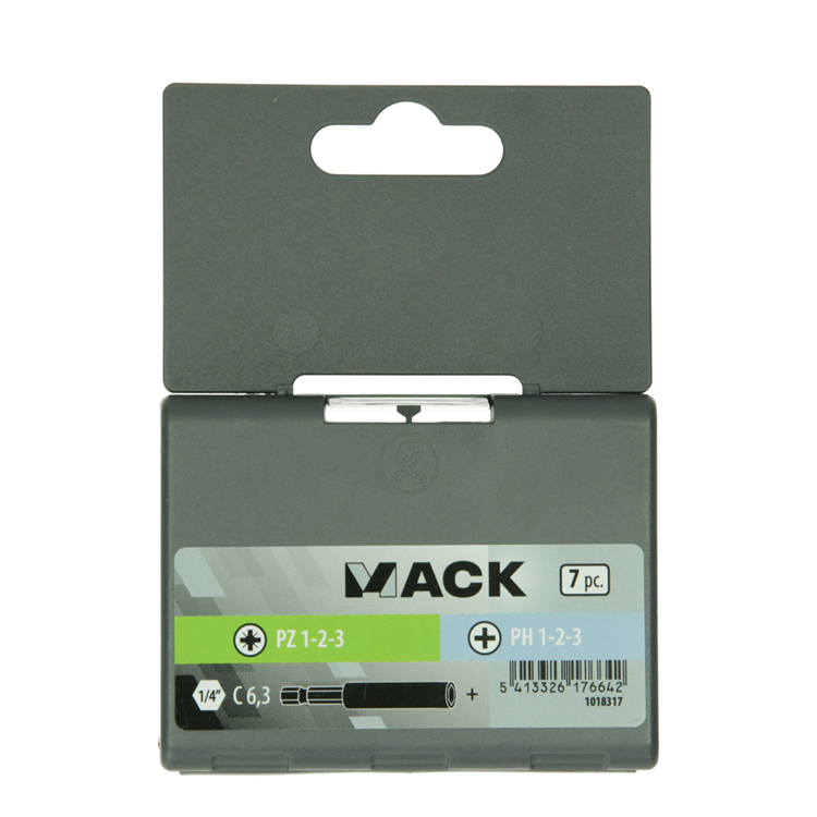 Mack 1018317 - juego de puntas de destornillador 7 piezas | 5 piezas