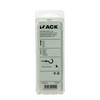 Mack 1017809 - gancho de tornillo métrico + tuerca galvanizada 5 piezas m4 x 50 mm | 10 piezas
