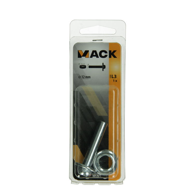 Mack 1017877 - herramienta para ojales de acero 1 ud 12 mm | 5 piezas