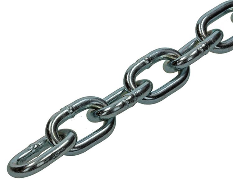 Mack 1004998 - eslabón de cadena corto din5685-2ø 6mm l 24mm 2m ancho 160 kg | 5 piezas