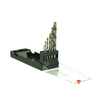 Mack 1011625 - punta per metallo hss g din 338 set 6 pezzi 2-8mm | 5 pezzi