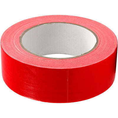 Cinta de lona Creativ Company, ancho: 38 mm, roja, 25 m 1 rollo