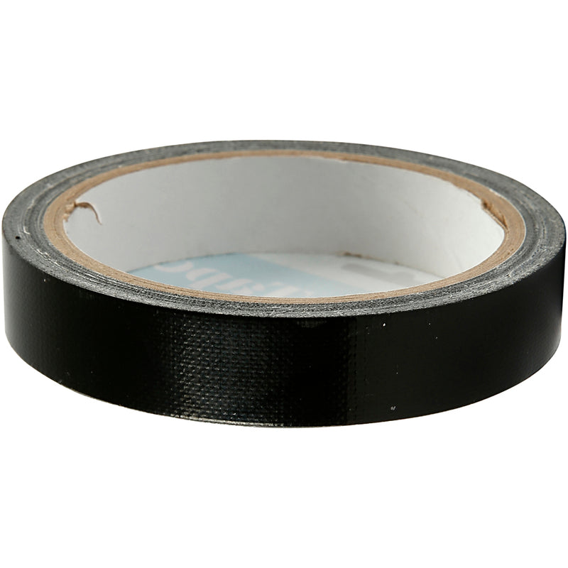 Nastro telato Creative Company, larghezza: 19 mm, nero, 25 m 1 rotolo