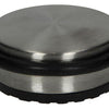 Mack 1005318 - tope de puerta pesado aspecto acero inoxidable 1,3 kg ø 95 mm 1 ud ud | 6 piezas