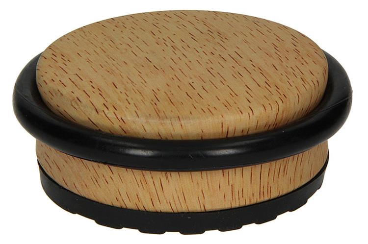 Mack 1005319 - tope de puerta pesado madera 1,3 kg ø 95 mm 1 ud ud | 6 piezas